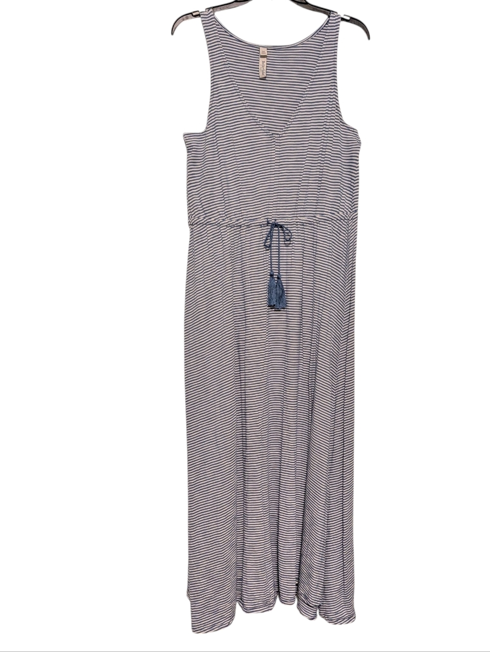 torrid Blue and White Striped Maxi Dress